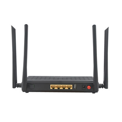porto duplo da C.A. 4 da faixa do router de 2.4G 4GE FTTH 5.8G Gpon Onu Wifi