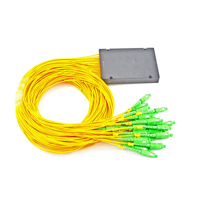 Conector do divisor FC LC do PLC da fibra ótica de Pon da caixa do Abs Singlemode