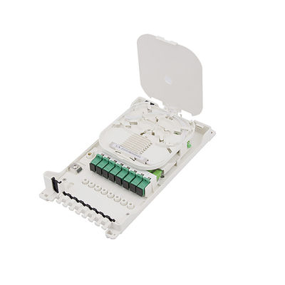 Caixa terminal IP66 2 da fibra ótica portuária de Ftth 8 do ABS de Fttx em 8 para fora de duas camadas