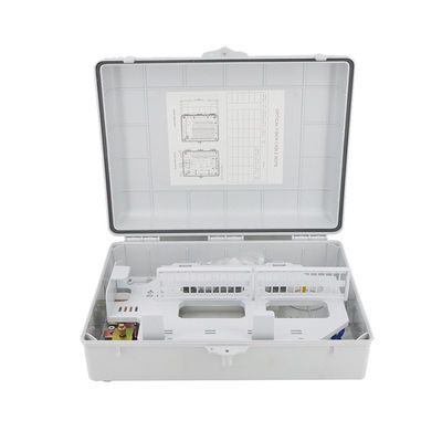Caixa de distribuição Ftth da fibra ótica de SMA 130mm exterior 4 em 48 para fora