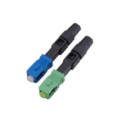 Cabo pendente rápido do Apc 3x2mm do conector da fibra ótica do SC FTTH