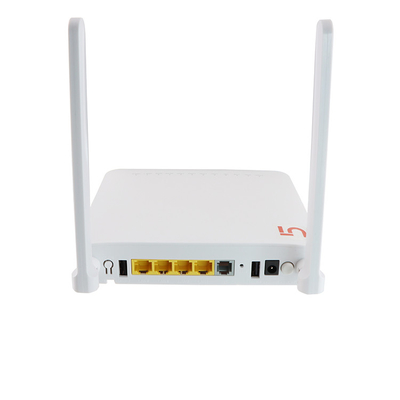 HGU GPON Dual Band ONU ONT Router 2x5 Dbi WIFI 4GE+1POTS+2WIFI ​​2.4g 5.8g