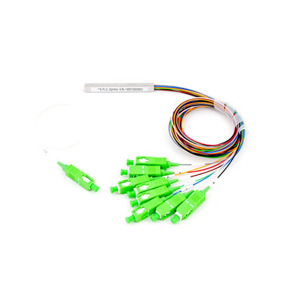 4 poder ótico 1550nm G657A1 tubular de aço do divisor da fibra da maneira 1x4