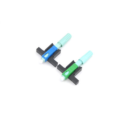 O conector montável do cabo de remendo da fibra datilografa a Sc Anatel o cabo liso