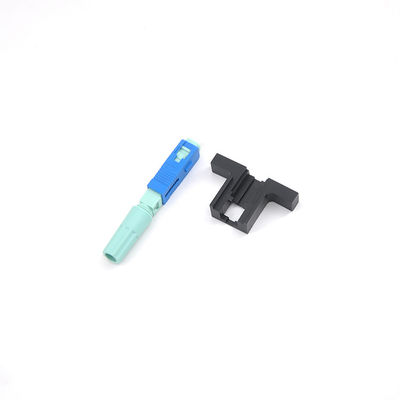 O conector montável do cabo de remendo da fibra datilografa a Sc Anatel o cabo liso