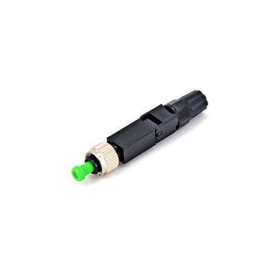 O cabo rápido do conector da fibra ótica de FC 6001 lustrou pre o conjunto de campo da virola