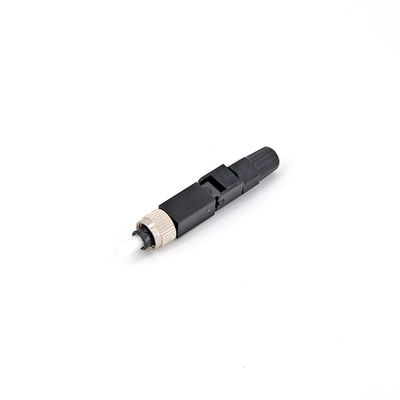 O cabo rápido do conector da fibra ótica de FC 6001 lustrou pre o conjunto de campo da virola