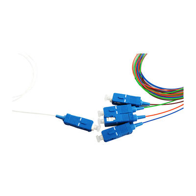 4 poder ótico 1550nm G657A1 tubular de aço do divisor da fibra da maneira 1x4
