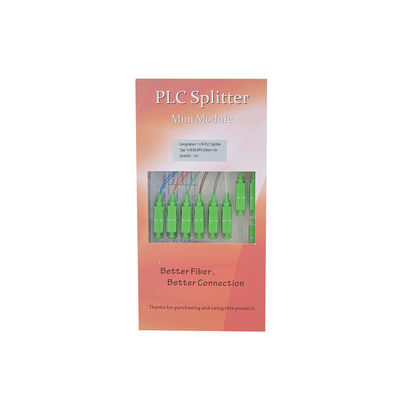 4 poder ótico 1550nm G657A1 tubular de aço do divisor da fibra da maneira 1x4