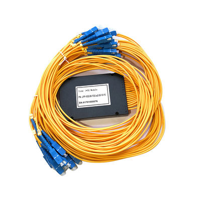 Único plástico preto do módulo da gaveta do divisor 3.0mm do PLC da fibra ótica do modo A132