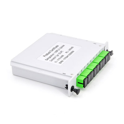 Divisor modular 1x8 do PLC da fibra ótica que introduz baixo PDL Divisor De Fibra