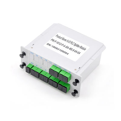 PLC C112SA do cabo 1x12 do divisor do cabo ótico do equipamento 1650nm de FTTH