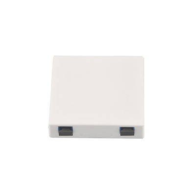 soquete de parede da placa dianteira da caixa terminal 86 da fibra ótica dos portos de 18mm Ftth 2