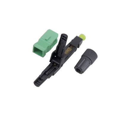 Cabo pendente rápido do Apc 3x2mm do conector da fibra ótica do SC FTTH
