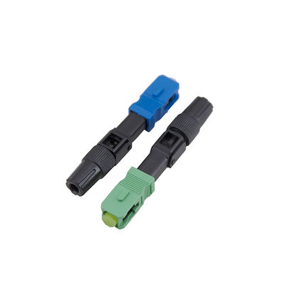 Cabo pendente rápido do Apc 3x2mm do conector da fibra ótica do SC FTTH