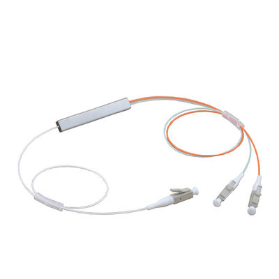 Seção da virola do divisor FTTH do PLC da fibra ótica do cabo de OM2 1x2