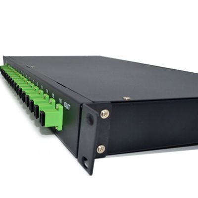 circuito planar milímetro do Lightwave do Plc do divisor FTTH do Plc da montagem em rack 1u