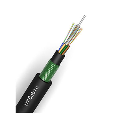 Do HDPE blindado do cabo da fibra ótica de PBT cabo subterrâneo exterior