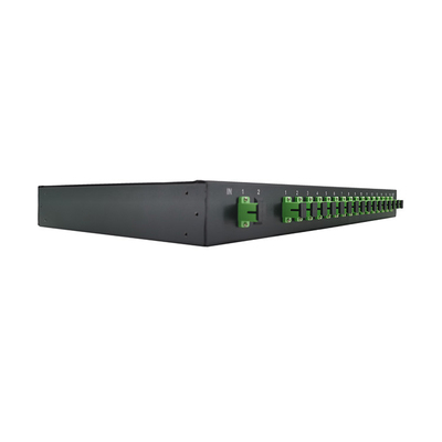 divisor do PLC da fibra ótica da montagem em rack de 1x16 1U para a telecomunicação